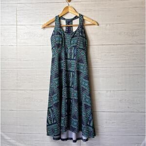 Prana Sundress Womens Size XS Blue & Green Cali Geometric Athletic Tank